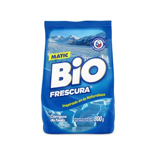 Bio Detergente Polvo 800 gr Campos de Hielo