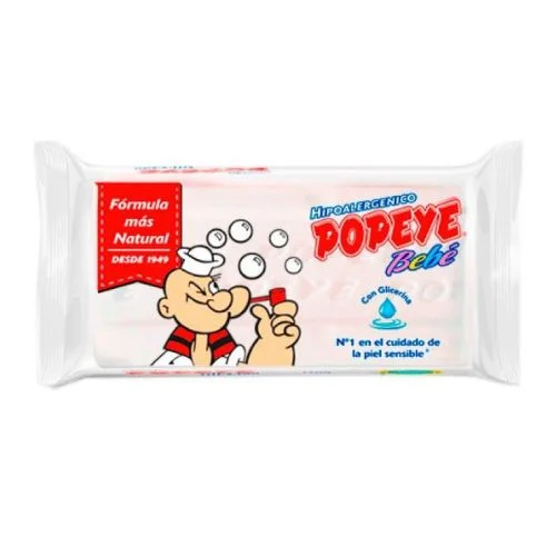 Popeye Jabón Barra Hipoalergénico Bebé 170 gr